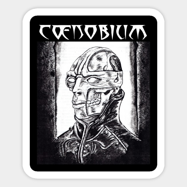 Coenobium Cover Design 2 Sticker by BarkerCast